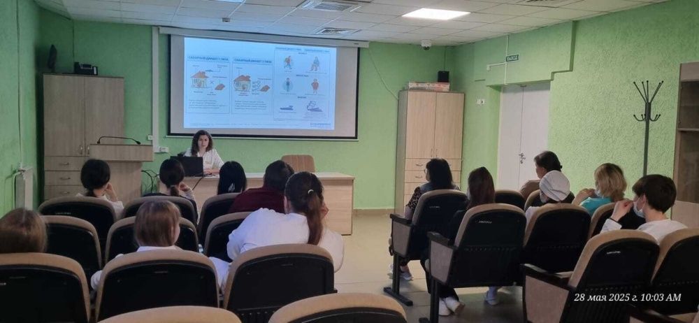 Сегодня состоялась встреча в рамках "Школы сахарного диабета"