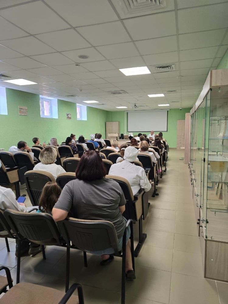 Встреча участковых педиатров Бирской ЦРБ с фтизиатром противотуберкулёзного диспансера