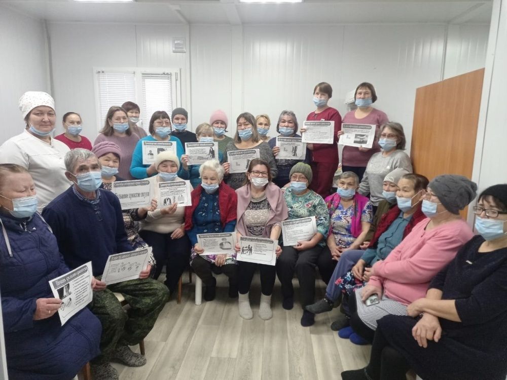 Обучение населения оказанию первой помощи в Бахтыбаевском ФАП