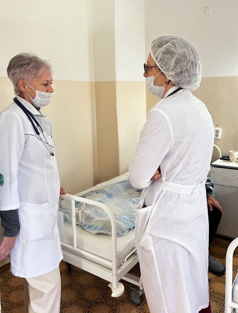 Сегодня в нашем терапевтическом отделении прошёл утренний обход